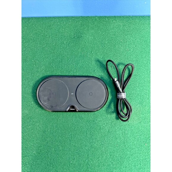 Baseus BSWC-P12 Wireless Charger Black Fast Charging Pad Qi-Compatible - Picture 1 of 2